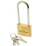 na Sparta KD de WA de 115 S50 latón candado con grillete 80 mm