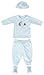 NAME IT Unisex - Baby Long - regular Clothing Set -  Blue - Cashmere - 0-3 months