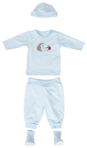 NAME IT Unisex - Baby Long - regular Clothing Set -  Blue - Cashmere - 0-3 months