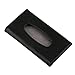 Produktbild Anglayif Auto-Tissue-Box Auto-Sonnenblende hängen PU-Leder Pure Black Beige Papier Handtuch Abdeckung (Color : Black)