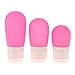 Imported 3Pcs Rose Silicone Travel Press Bottle for Lotion Shampoo Bath Container RS.425.00