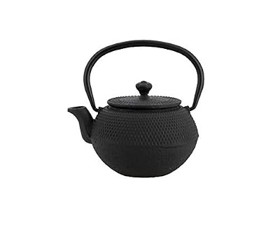 TheKitchenette - Théière en Fonte Noire 35 cl Ø 15 x 14 x 9 cm