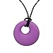 Generic Silicone Teething Nursing Breastfeeding Necklace Chewing For Baby - purple RS.230.00