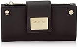 Saison: Frühjahr/Sommer Calvin Klein Damen Ck Lock Lrg Trifold Clutch, Schwarz (BLACK) 3.5x10x19 cm
