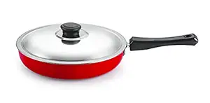 Nirlon Non-Stick Aluminium Frying Pan, 2 litres, Multicolour