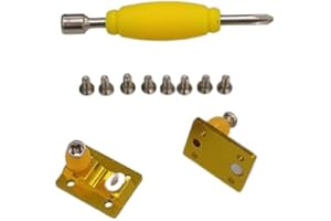 Leefai pro Fingerboard Trucks baseplate Aluminium CNC für Premium Fingerboard Trucks achsen Techdeck OBS YLW DYT (Gold)