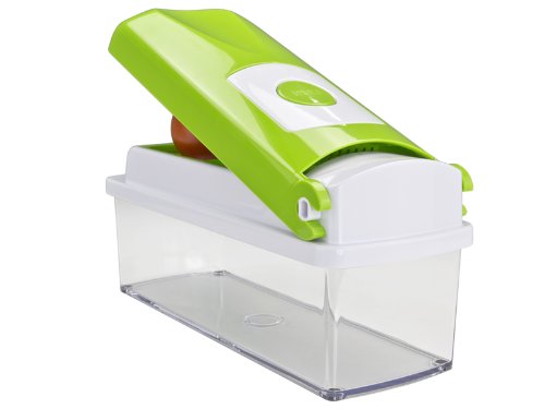 Original Genius Nicer Dicer Plus Set , 13-tlg. Gemüseschneider Obstschneider NEU (GRÜN) - 4
