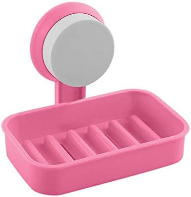 Zollyss Plastic Single Layer Wall mountable Soap Holder/Organiser with Suction Cup