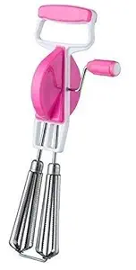 EVAN Manual Powerless Dual Hand Blender, Kitchenware Product, Liquid Mixer, Egg Beater (Multicolour)
