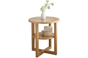 spot on dealz® Small Oak Side Lamp Plant Coffee Table, Hallway Room Furniture Bedroom sofa side table indoor storage unit living room decor decorative tables