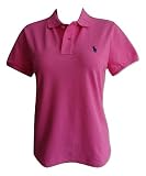 RALPH, LAUREN, Volley, Polo-Hemd, L, Polo Pony, PINK, SKINNY, POLO-SHIRT