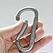 Outdoor Aluminum D-Ring Screw Locking Carabiner Hook Clip Key Chain