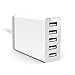 Produktbild USB Ladegerät, 40W 8A / 5V Smart Identifikation 5 Ports USB Ladegerät Desktop Ladestation Adapter für Huawei Kamerad 10 / P20 / P20 Lite / iPhone X, iPhone 8/8 Plus / 7/7 Plus / iPad Pro / Air / Samsung