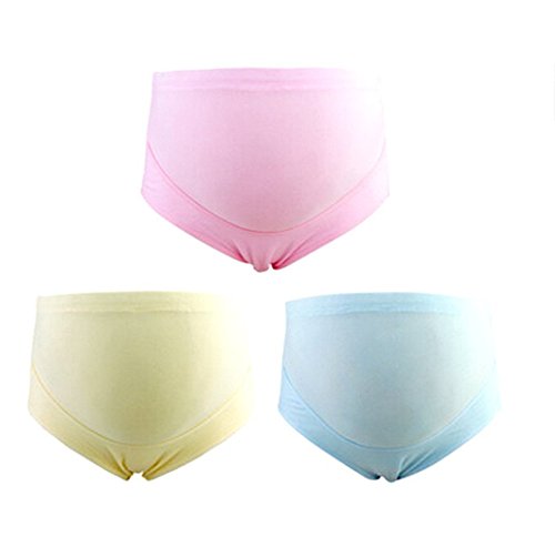 3 Pack Pregnant Women Underwear Modal Cotton High Waist Maternity Panties
