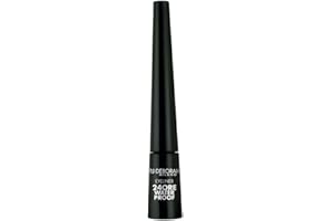 Deborah Milano - Eyeliner 24 Ore Waterproof a Lunga Tenuta e No Transfer, Dona un Finish Brillante e Ultra-Precisione agli Occhi, Nero, 2.9 gr, Pastello