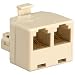 InstallerParts RJ12 1M 2F T Adapter Beige RS.1321.00