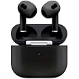 True Wireless Bluetooth Earbuds with Clear Calls, Noise Reduction, Touch Sensor, Super Battery Display, Heavy Bass - Haino Teko Air-4 Black