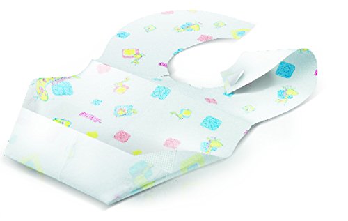 Nuby ID4153 – Einweglätzchen bedruckt mit Klebepunkt und Auffangtasche, 10er Pack - 2