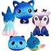 Produktbild BEYUMI langsamer Aufstieg Spielzeug Set (5 Stücke) -Lieb Narwhal,Galaxis Katze,Galaxis Einhorn,Galaxis Panda, Galaxis Delphin, Galaxis Hirsch, Sahne-Geschmack Squishies Geschenk für Kid or Freundin