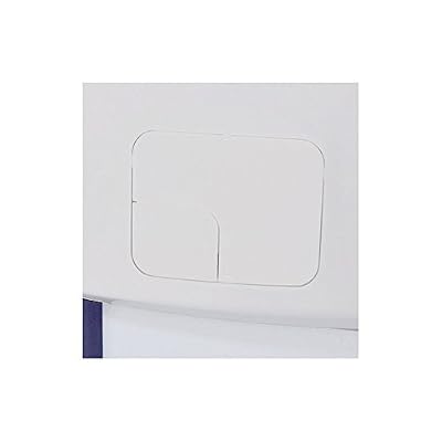 Siamp - Plaque intégra double touche blanche Bâtichasse 500