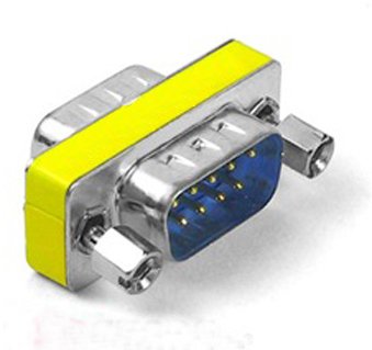 Gender Changer 9 Polig Männlich Zum Männlich Seriell Kupplung RS232 Adapter - 2