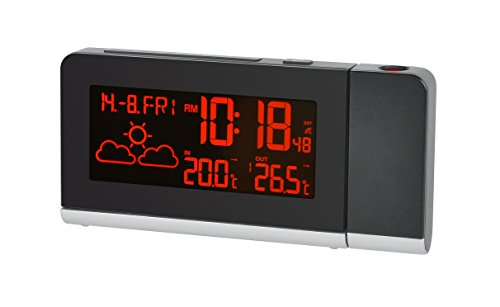 Bresser Temeo MC Funkwetterstation mit Farbdisplay und Projektionsanzeige, schwarz - 3