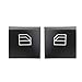 Produktbild Minzhi 1 Paar für Mercedes-Benz ML GL R-Klasse W164 W251 X164 Fenster Button Switch Abdeckkappe 2518300390 2518300590 GL320 GL350
