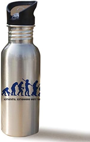 iKraft 600 ML Water Bottle Creative Evolution Growth Printed Water Bottle for Outdoor Gym Hiking Climbing