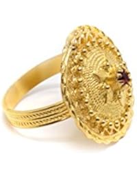 Marrocu Gioielli - Anello bottone sardo argento con pietra