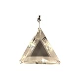 Clear Quartz Faceted Triangle Pendant - Crystal Clear Miracles Healing - Powerful Handmade Perfect Gift