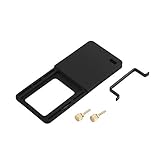 2.portátil y duradero PETUNIA Funsnap Clip Adapter Mount Lock Holder para GOPRO/YI/Sargo/MEEE GOU Action Sport CAM Cámara dji Osmo Funsnap Capture PTZ Gimbal Black