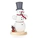 Produktbild Räuchermann Schneemann mit Hase von DREGENO SEIFFEN 14cm – Original erzgebirgische Handarbeit, stimmungsvolle Weihnachts-Dekoration