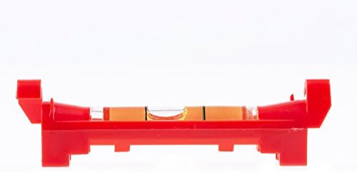 Line Dragonfly Dragonfly, Spirit Level, Neon Orange, 74 mm width 40 mm Made of Plastic for up to 3 mm thick lines