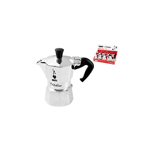 Bialetti Kaffeemaschine Aluminium 0,5 mokina Tassen Aluminium schwarz/silber 13 x 6,5 x 12 cm Bialetti Kaffeemaschine Aluminium 0,5 mokina Tassen Aluminium schwarz/silber 13 x 6,5 x 12 cm Bilder