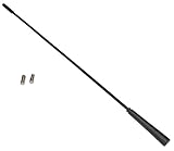  Aerzetix: Antennenstab 38cm Knüppel Antenne für Radio Auto Universal Dach Stabantenne