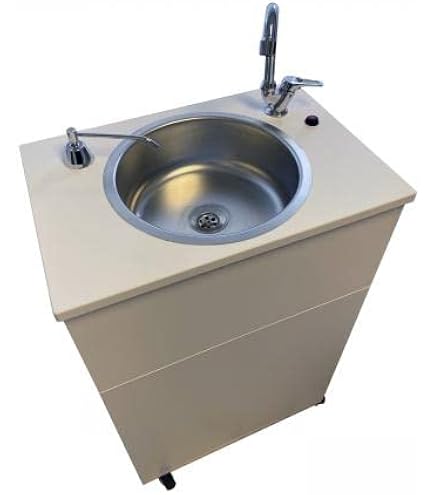 J-DYHGB Outdoor Edelstahl Spüle Standwaschbecken | Mobiles Spülbecken