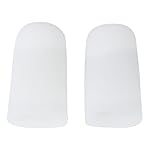 1 Pair of Silicone Gel Protective Toe Caps To Prevent Blisters Corns , White 1 Pair of Silicone Gel Protective Toe Caps To Prevent Blisters Corns , White