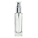 4 Pcs Clear Glass Empty Perfume Atomizer Spray Bottle Wholesale Silver Cap Perfume Bottles Refillable Essential Oil 25 ml Atomizer