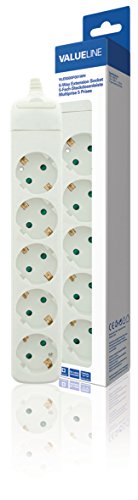 Preisvergleich Produktbild VALUELINE Verlaengerungssteckdose 5fach Weiss