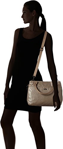 Kipling - Caralisa, Bolsos maletín Mujer, Braun (Lacquer Sand), 34x25x11 cm (B x H T) - Kipling