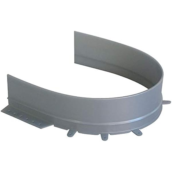 Passage De Siphon HETTICH Argent - Fixation Métal Pour évacuation Eau