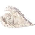 St@llion Cute Mini Cherub in Angel Wings Collectable Ornament, Sleeping Baby Angel Wings Statue Figurine in a Gift Bag Decoration Gift Item (Pack of 1)
