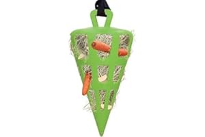 Holland Animal Care - Hay Slowfeeder Fun&Flex Root - Ø 22 CM - Comedero lento caballo - Contra el deterioro del establo - Hasta 1 kg de heno - Verde