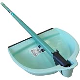 Clim Profesional Eco Ocean Folding Dustpan 85 cm Recycled | 20% Recycled Marine Plastic, Folding Handle, Ergonomic, Aqua Gree