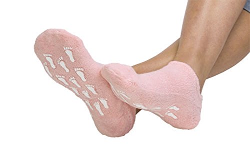 CareforYou® Spa Moisturizing Gel Socks For Dry Feet And Ankles - Helps Repair Cracked Skin And Softens Feet