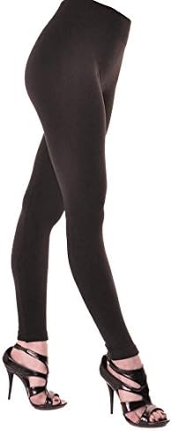 FABULOUS NEW FLEECE LINED THERMAL BODYSHAPER BLACK LEGGINGS SZ 10 - 20 (XL / XXL (UK 16 / 18 / 20))
