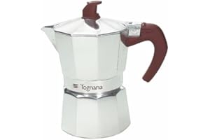 Tognana Extra Style, Caffettiera Moka, 2 Tazze, Alluminio, Grigio