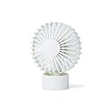Größe: 104 * 55 * 134mm DWEGBN Mini Silent Desktop Kleiner elektrischer Ventilator Student Summer tragbarer Kleiner Ventilator, pink