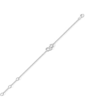 Thomas Sabo Damen-Armband Charm Club circa blank 925 Silber - X0204-001-12