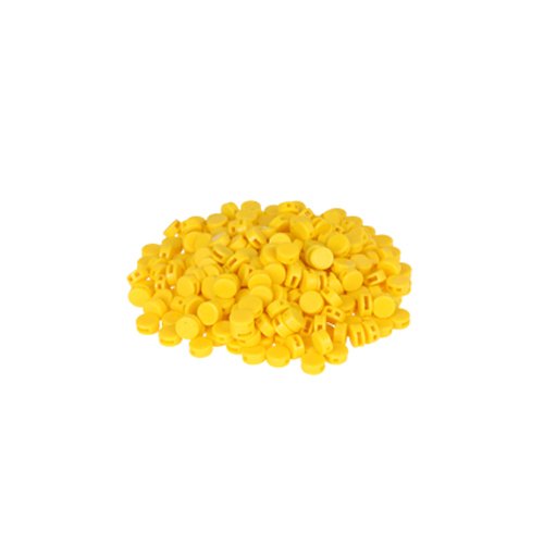 Preisvergleich Produktbild 250 St. Kunststoffplomben gelb 8mm - Plomben